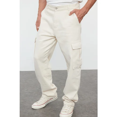 Trendyol Stone Men's Cargo Pocket Baggy Trousers