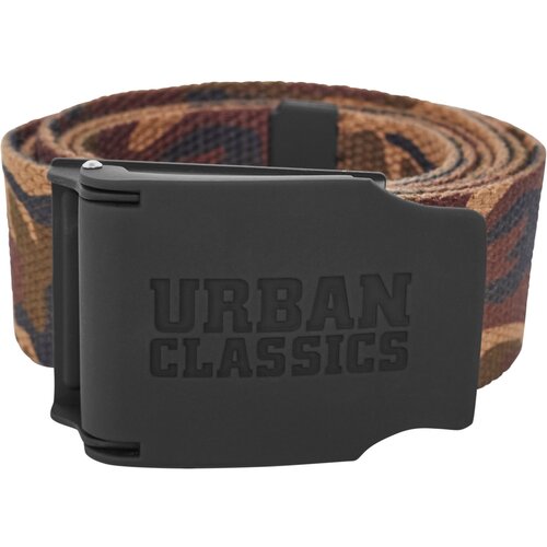 Urban Classics Woven Belt Rubbered Touch UC Wooden Camouflage Slike