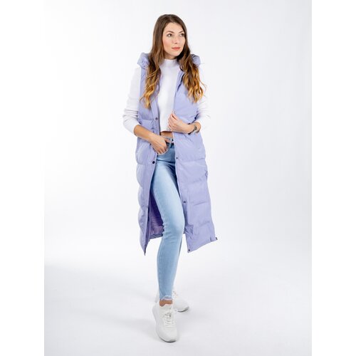 Glano Women&amp;#039;s quilted vest - light purple Slike