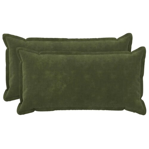  Presvlaka za jastuk 2 kom. HOUTEN Zelena 40 x 80 cm - Dizajn s paspulom Zelena 2 Cijene