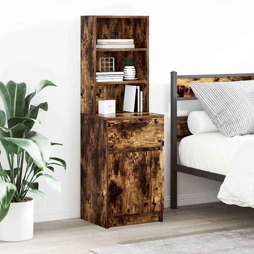 vidaXL Noćni ormarić boja hrasta 39x35x125 cm od konstruiranog drva Cijene