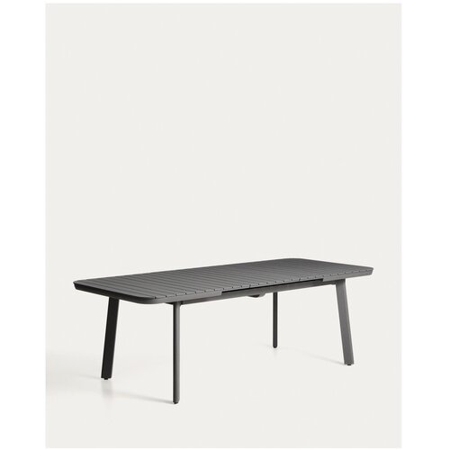 Kave Home Kovinska vrtna miza 100x185 cm Izola &ndash; Cene