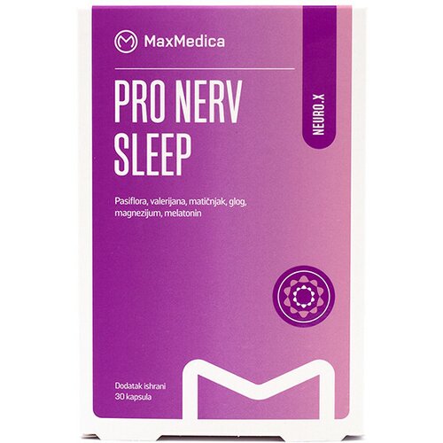 Max Medica maxmedica pro nerv sleep, 30 kapsula Cene