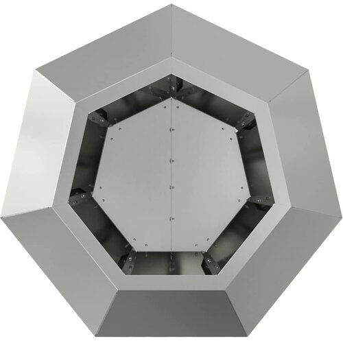  Sadilica 2 pcs Srebrno 50 x 50 x 40 cm Cinkani čelik Slike