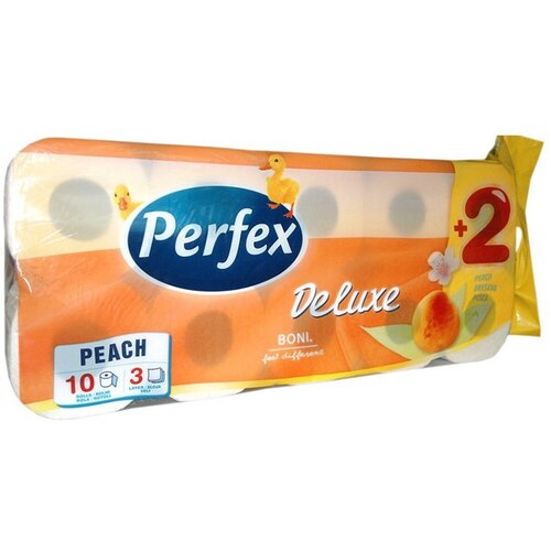Perfex toalet papir breskva 3 sloja 1/10 Slike