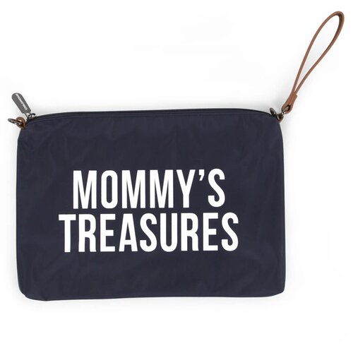 Childhome torbica mommy treasures navy white Slike