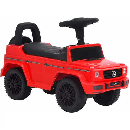 vidaXL Otroški poganjalec avto Mercedes-Benz G63 rdeč