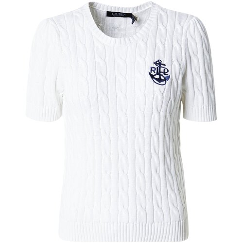 Polo Ralph Lauren Pulover &amp;#039;TARJYLL-SHORT SLEEVE-PULLOVER&amp;#039; bijela Slike