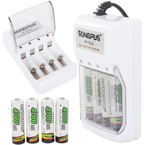  Univerzalni punjač za 4 AA i AAA baterije + 4700mAh baterije GRATIS Cijene