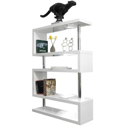 Livetastic SOBNA PREGRADA 120/165/35 cm bela, visoki sijaj Slike