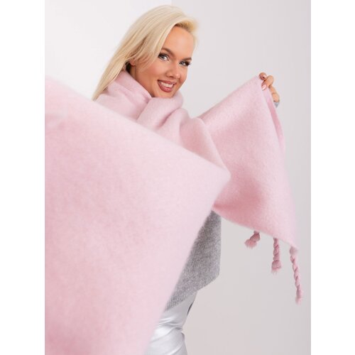 Fashion Hunters Light pink smooth winter scarf Cijene