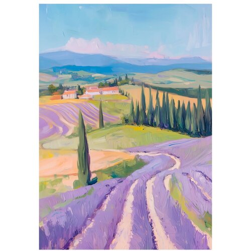 Styler Slika 70x100 cm Purple Fields &amp;ndash; Slike