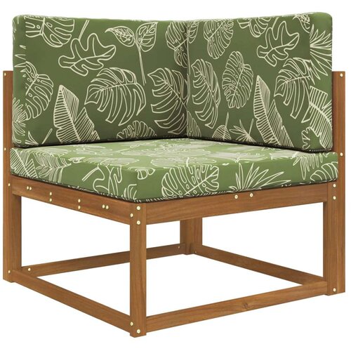  Jastuk za vanjsku sofU 3 pcs Dizajn lista Poliester - Dezen s listom 80 x 80 cm 1x sjedalo +1x naslon +1x bočna strana (3D bez b Slike