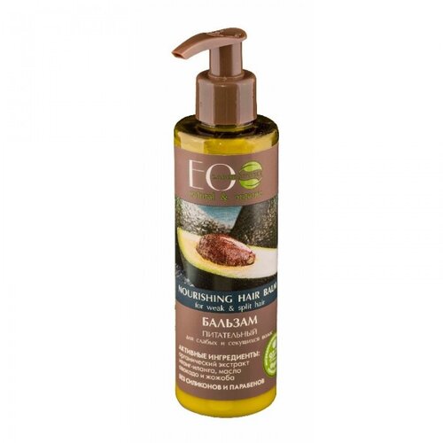 ECO LABORATORIE Hranljivi balzam za slabu kosu i o&amp;scaron;tećene krajeve 200ml Slike
