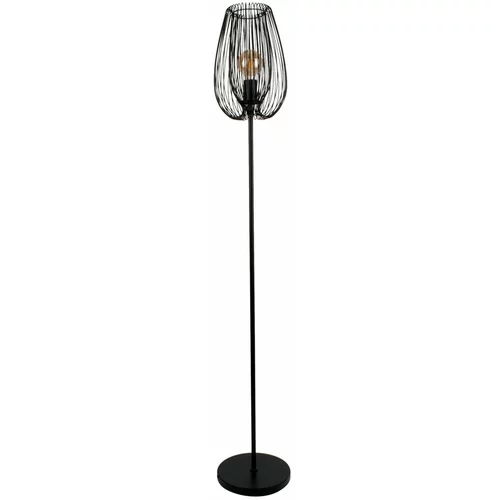 Leitmotiv crna podna svjetiljka Lucid, visina 150 cm