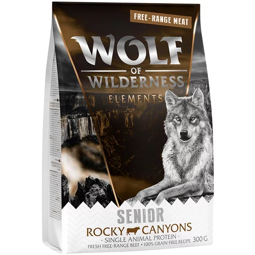 Wolf of Wilderness SENIOR "Rocky Canyons" - govedina iz proste reje - 300 g