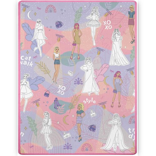 Ricokids model Fashion XXL podloga za bojanje + flomasteri GRATIS 120 x 90 x 0,3 cm Slike