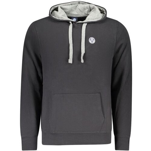 North Sails Mu&amp;scaron;ka Crna Zip-Up Majica Slike