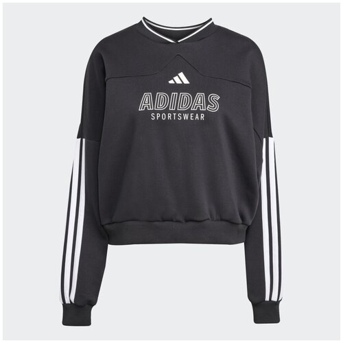 Adidas Sweatshirt W Tiro Cut 3 Stripes Fleece Sweatshirt Black/ White S Slike