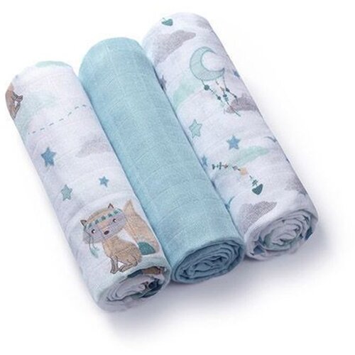 BabyOno 397/12 pelene bambus 3kom plave Slike