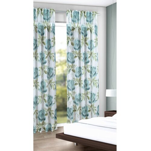 Sehlbach Zelena/plava zavjesa 135x245 cm &amp;ndash; Slike