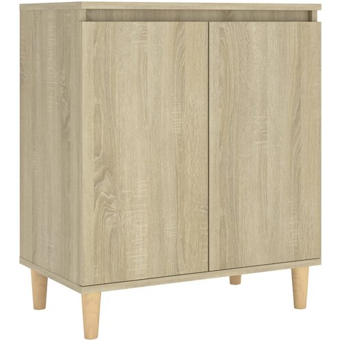 Maison Chic Komoda - Predalnik z lesenimi nogami sonoma hrast 60x35x70cm inženirski les, (21719839) Cene