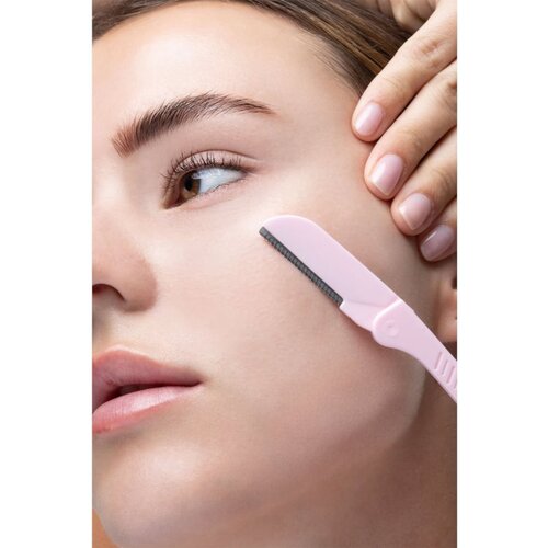 Brushworks Precision Eyebrow Razor Pastel britva (za obrve) Slike