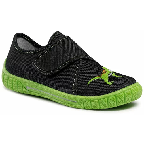 Superfit Papuče 'Bill' neonsko zelena / crvena / crna melange / bijela