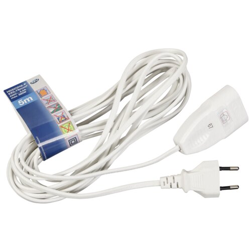 REV Euro Plug Extension Lead 5,0 m white Cijene