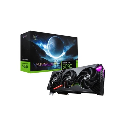 MSI nVidia GeForce RTX 5090 VANGUARD 32G 512 bit GeForce RTX 5090 32G VANGUARD SOC grafička karta Cene