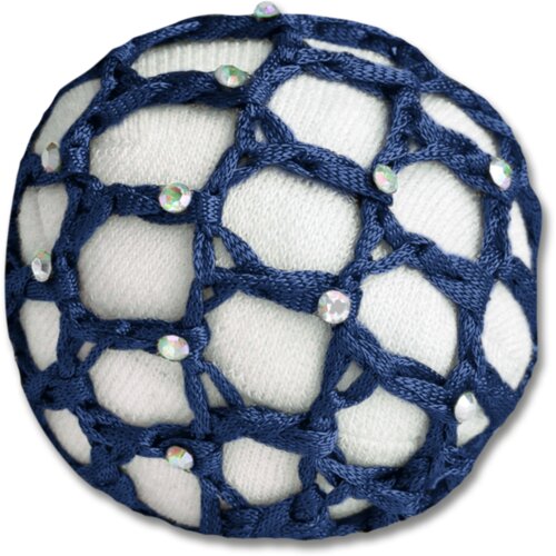 Waldhausen Mrežica za lase z okrasnimi kamni - Modra Cene