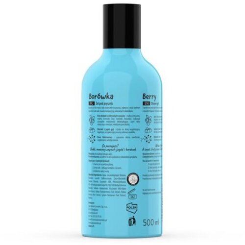 Apis Natural Cosmetics Fruit Shot Blueberry gel za prhanje 500 ml Slike