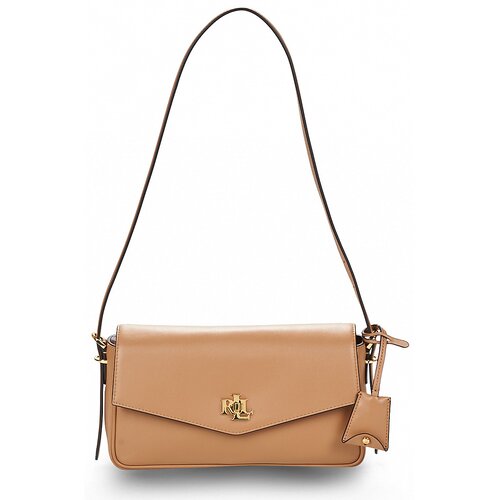 Polo Ralph Lauren Torbice za na ramo FARRAH SOFT SHOULDER BAG MEDIUM Kostanjeva Slike