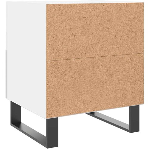VidaXL Noćni ormarić bijeli 40 x 35 x 47 5 cm od konstruiranog drva Slike