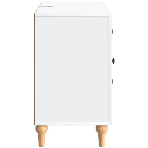  TV ormar s ladicama Bijela 89 x 34 5 x 60 cm Konstruirano drvo - Bijela Slike