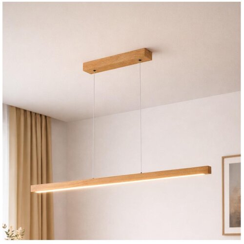  LED luster na sajli VERDE LED/18W/230V 3000K 106 cm hrast Cene