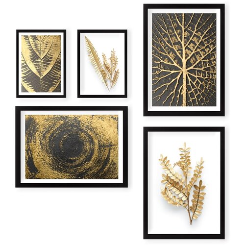 Tablo Center Komplet 5 slik Nature Gold Cene