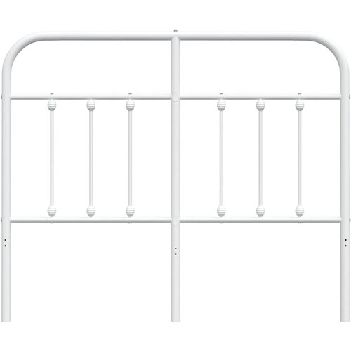  Metalno zamjensko uzglavlje bijelo 120 cm Slike