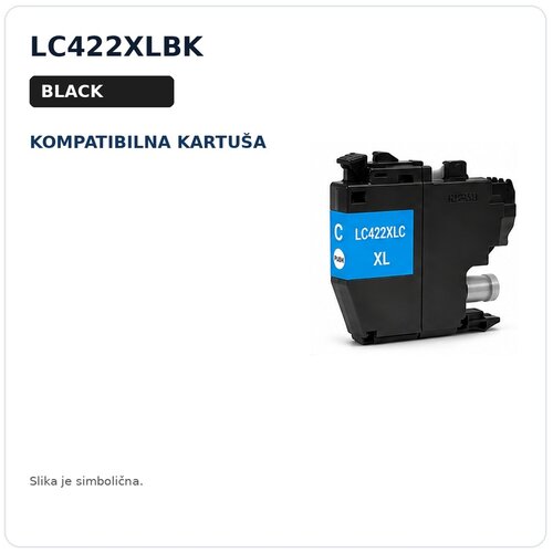  Kompatibilna kartuša za Brother LC422XLBK za MFC-J5340DW, MFC-J5345DW, MFC-J5740DW, MFC-J6540DW, MFC-J6940DW – črna Cene