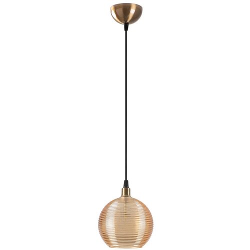 Opviq lights Oker žuta/u zlatnoj boji viseća svjetiljka sa staklenim sjenilom ø 15 cm Muzo – Cijene