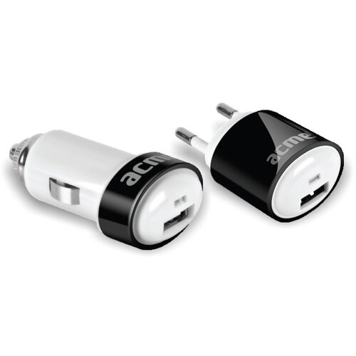 Acme Polnilec 100-240V in 12-24V z USB in mini USB Cene