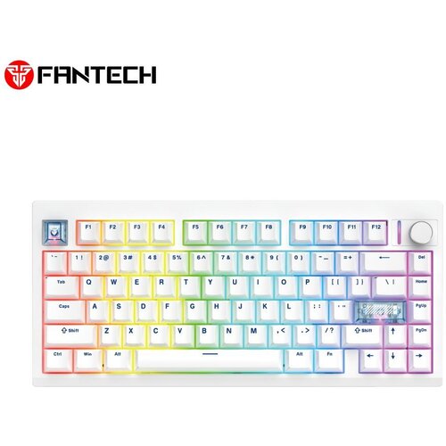 Fantech tastatura mehanička gaming MK921 maxfit 8 wireless white brown switch Cene