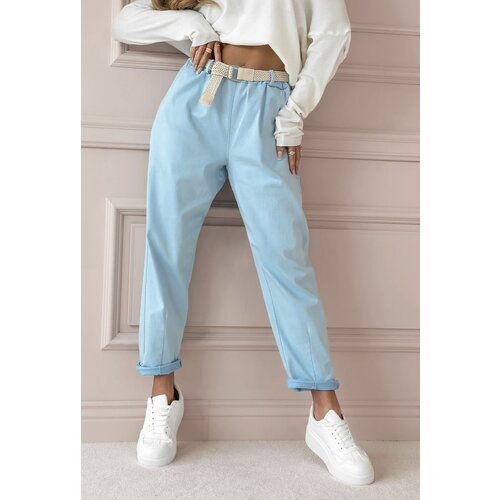 Beloved Lumie hlače s pasom modre Cene