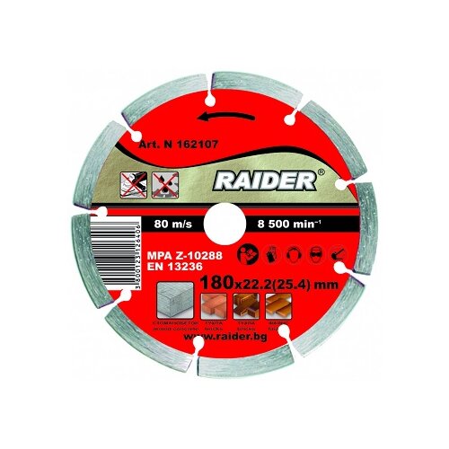 Raider RD-DD03 Ploča za sečenje, Dijamantska, 180x22.2mm Cene