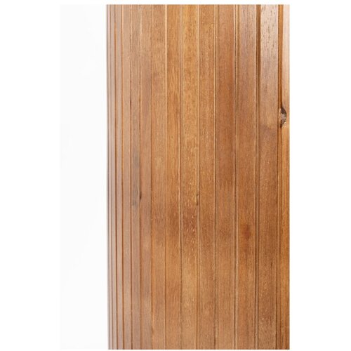 White Label vitrina iz masivnega kavčukovca v naravni barvi 80x140x38 cm yaz &amp;ndash; Slike