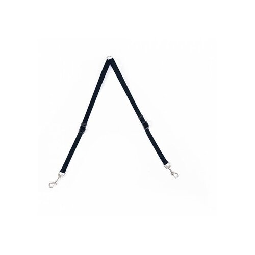 Duvoplus razvodnik za pse, 40-70cm/15cm, crni Cene