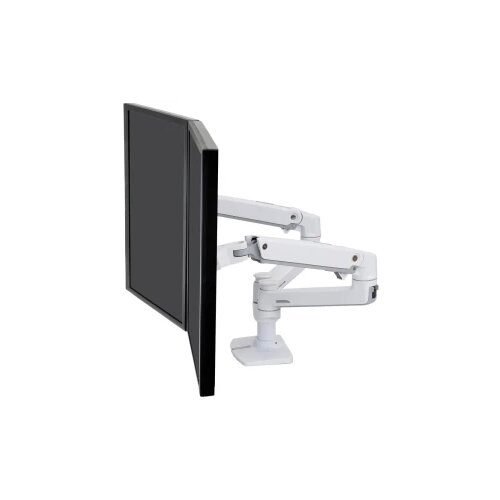 Ergotron LX Dual Arm Side by Side Desk Mount 2-struki stolni nosač za monitor 38,1 cm (15) - 68,6 cm (27) bijela pode Cijene