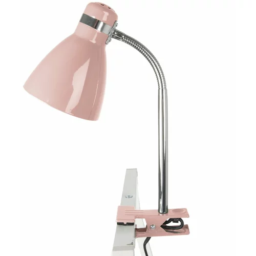 Leitmotiv rožnata namizna svetilka s sponko Študija