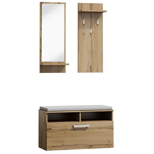 Molarem Home Set za hodnik P-003 - lamelirana ploča - bijeli Cijene
