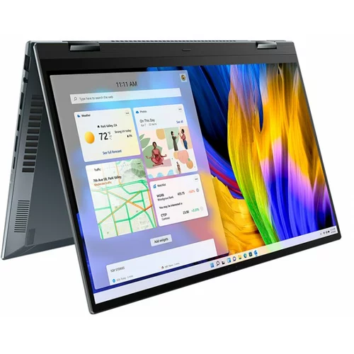 Asus laptop ZenBook 14X UM5401RA-OLED-KN731W R7, 16GB, 1TB SSD, 14" 2.8K OLED zaslon na dodir, Windows 11 Pro, Jade Black
